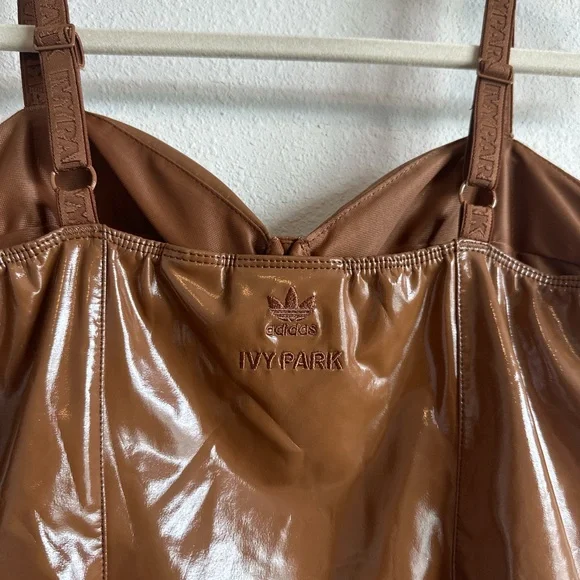 IVY PARK Glossy Brown Bodysuit - Picture 4 of 6